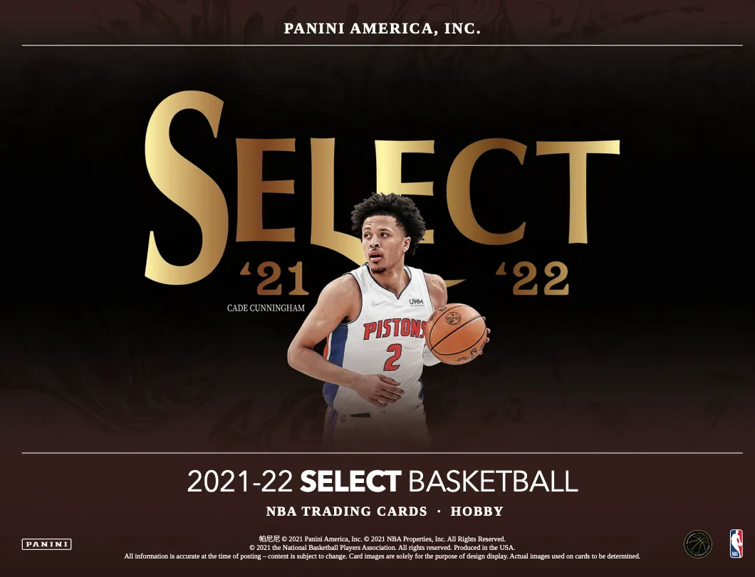 2021/22 Panini Select Basketball Hobby Box