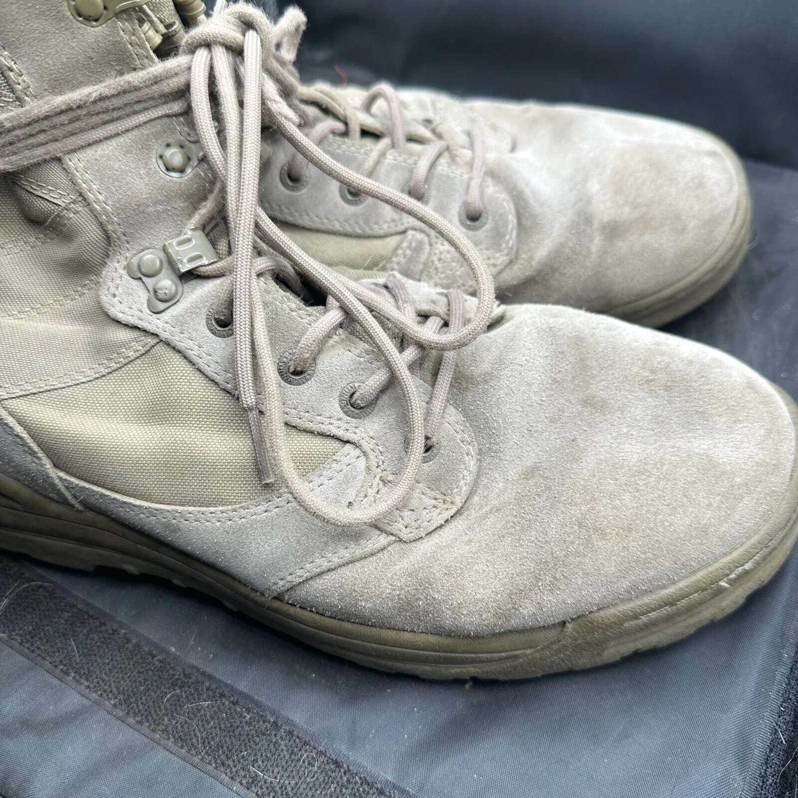 Army Brown MAGNUM Leather High Top Desert Combat Boots - Size EU 45 - UK 10L
