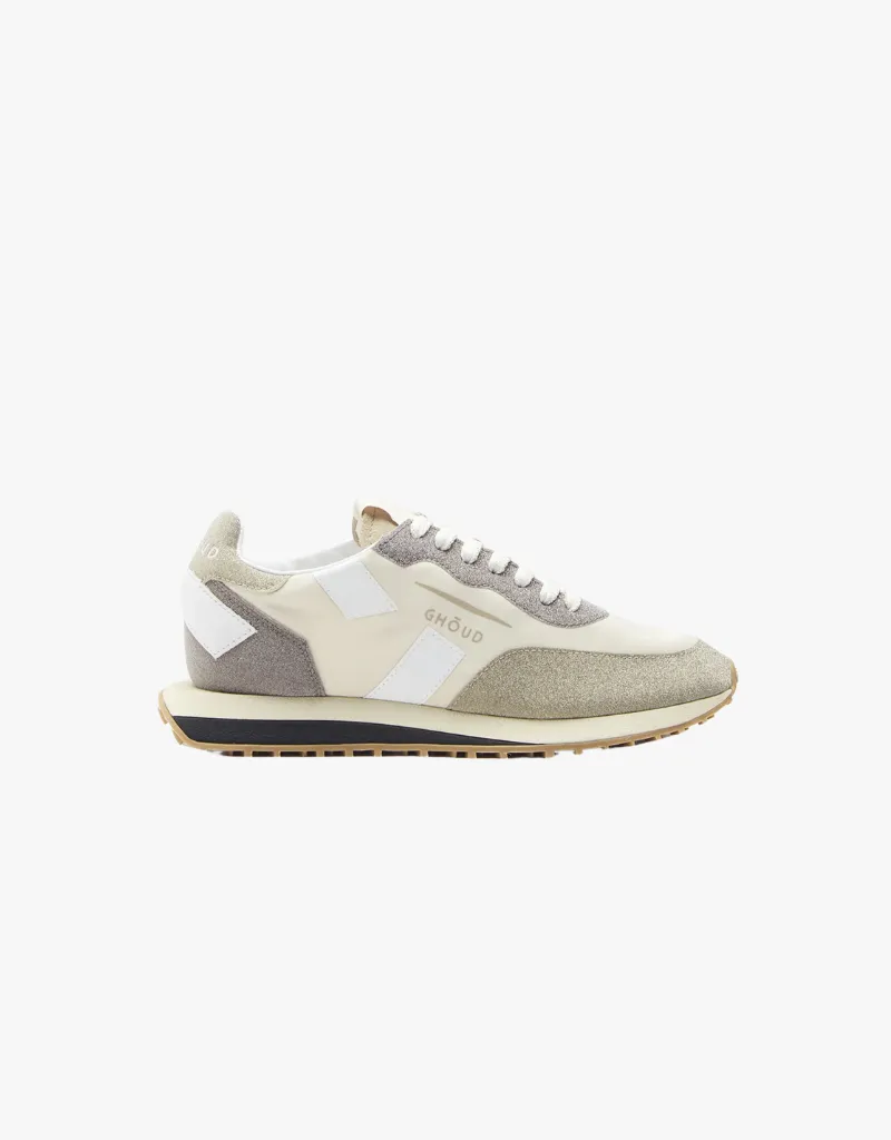 GHŌUD Rush Low Starlight Sneakers in Phylon Glitter Beige Platinum