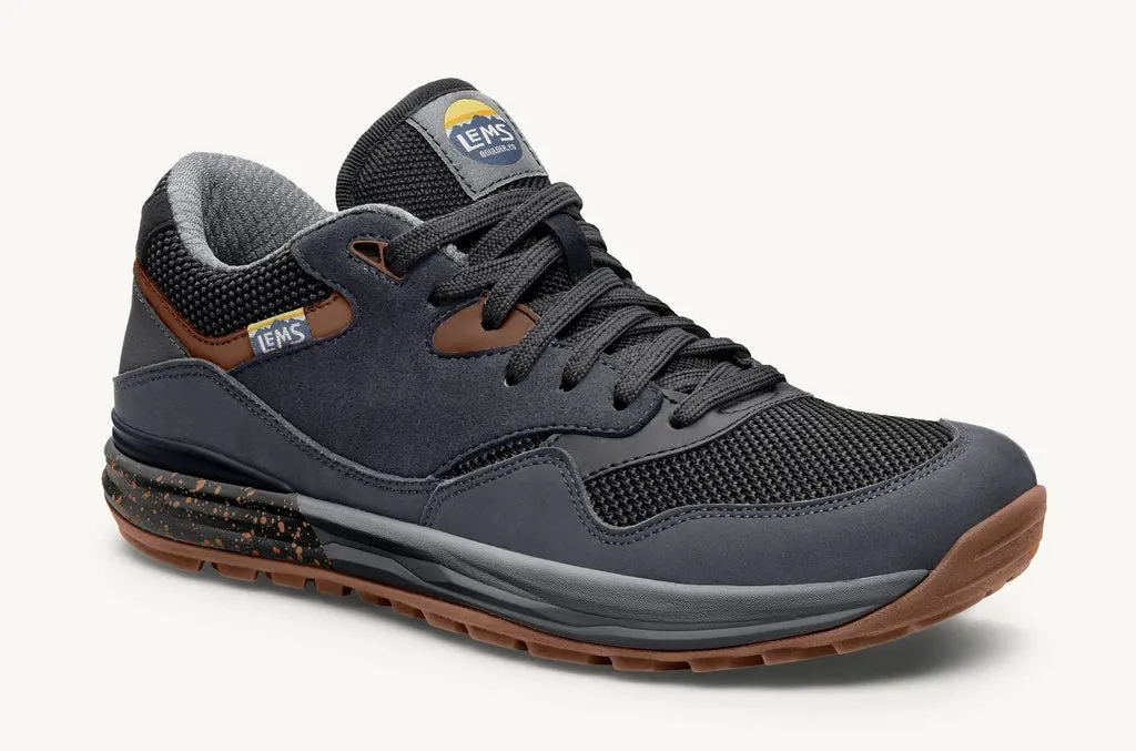 Lems Trailhead V2 Mountain to Town Retro Sneaker Mens - Stormy Night