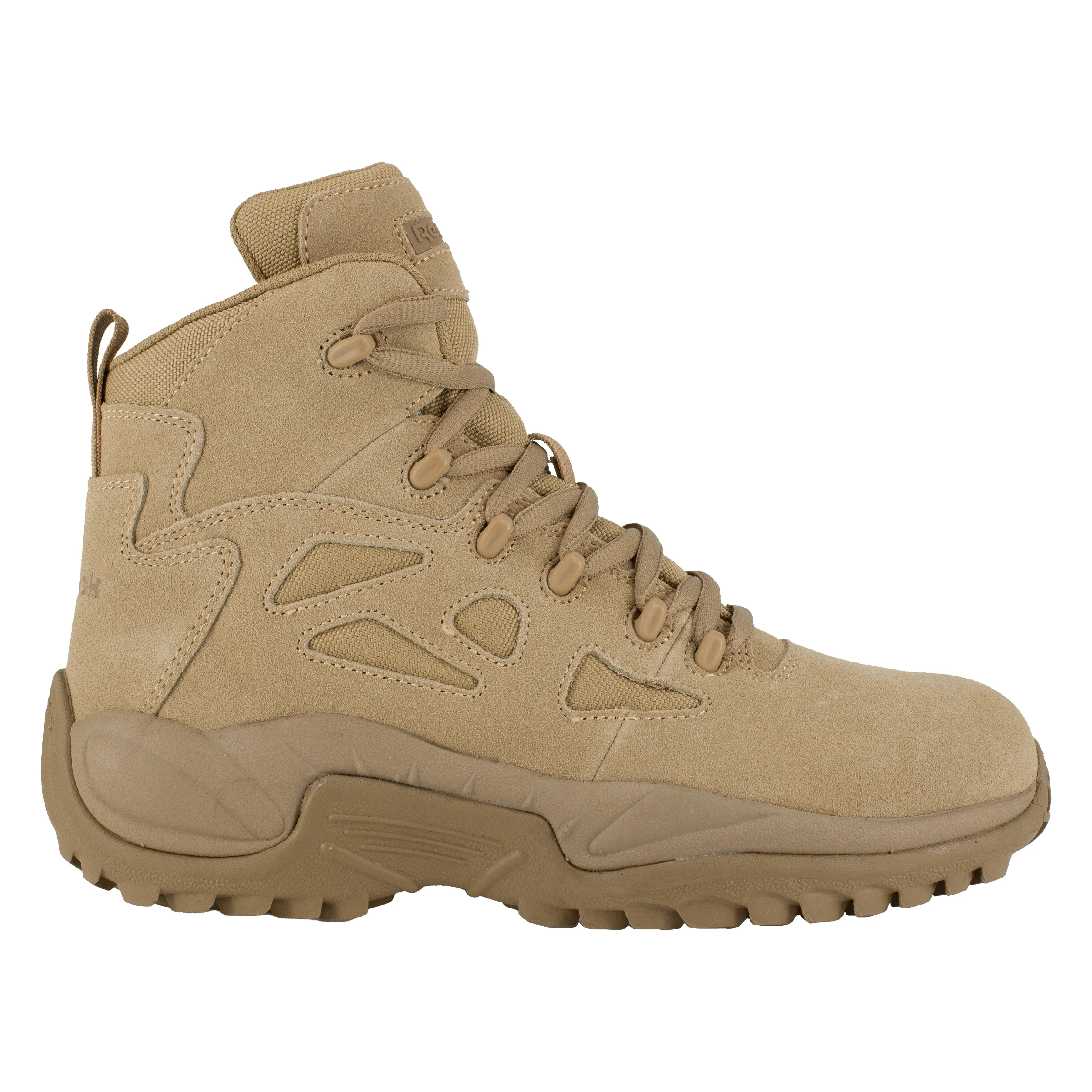 Reebok Men's Rapid Response RB 6" Comp Toe Tactical Military Boot - Tan - RB8694