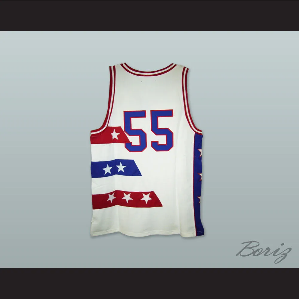Rucker All Stars 55 White Basketball Jersey