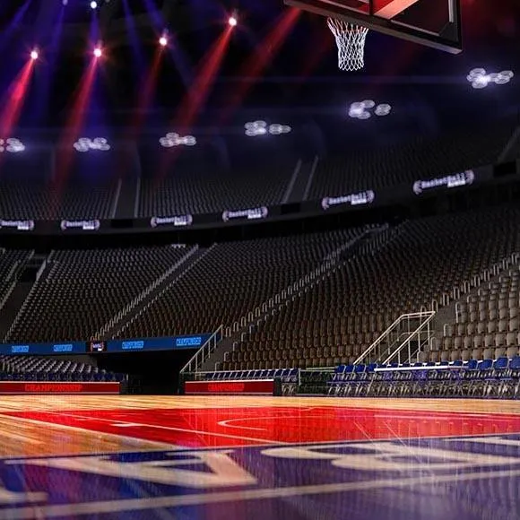 Toile de fond de Photographie de Terrain de basket Sport   G-317