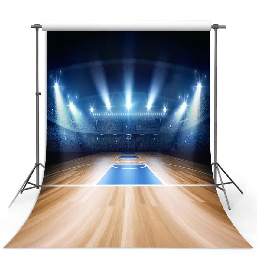 Toile de fond de photographie sur le thème du sport de terrain de basket-ball G-319